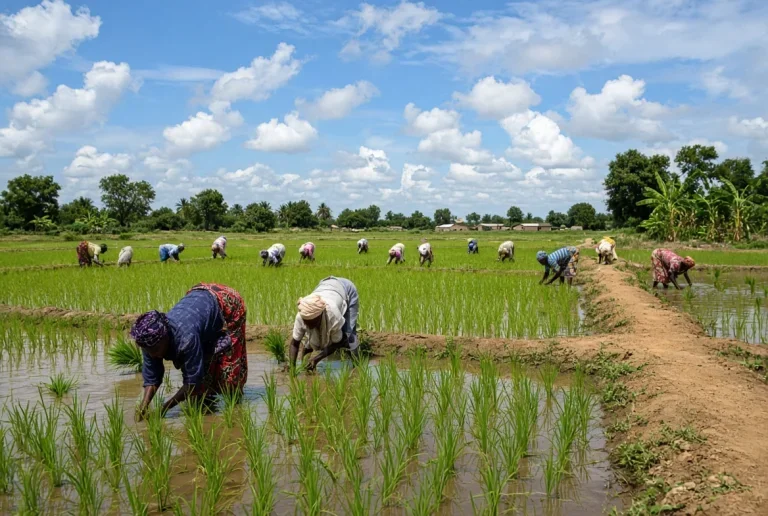 Large-Scale Rice Production